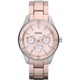 Correa de reloj Fossil ES3037 Acero inoxidable Rosado 18mm